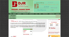 Desktop Screenshot of djrcet.edu.in